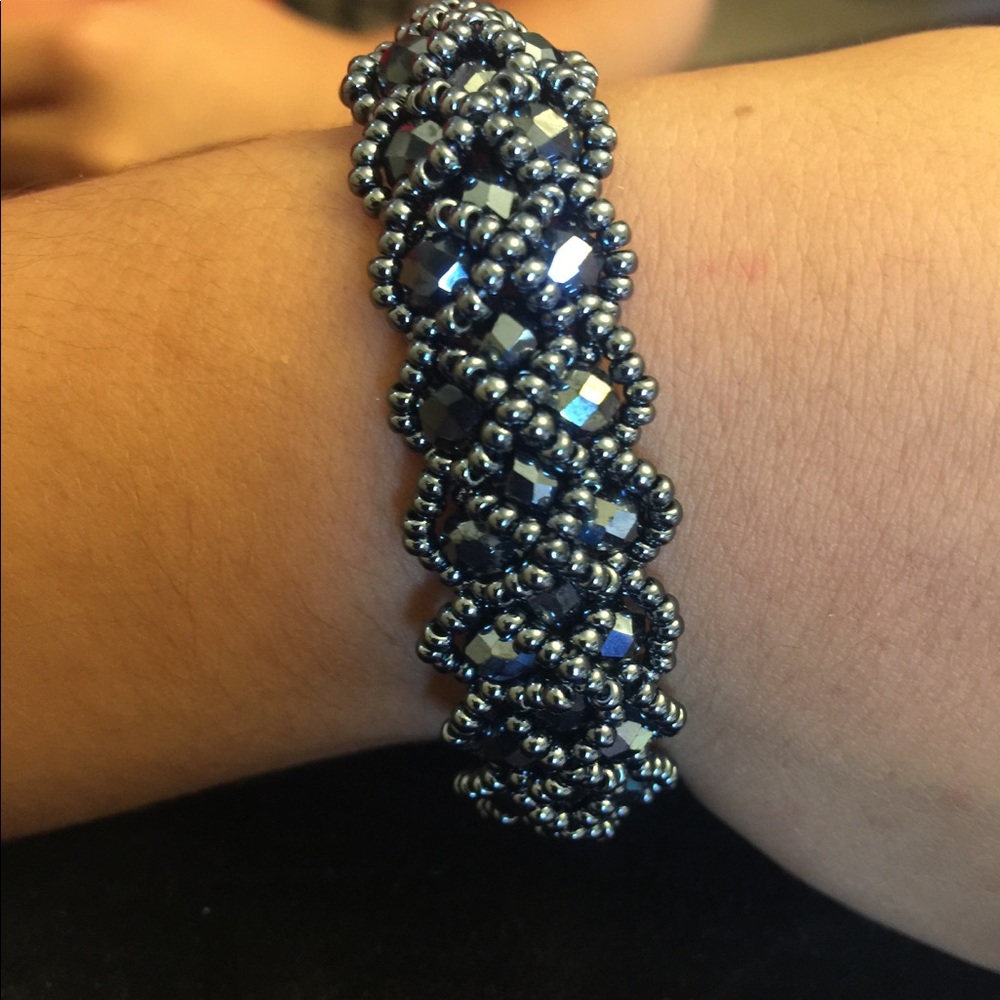 Black Hand Crafted Bracelet